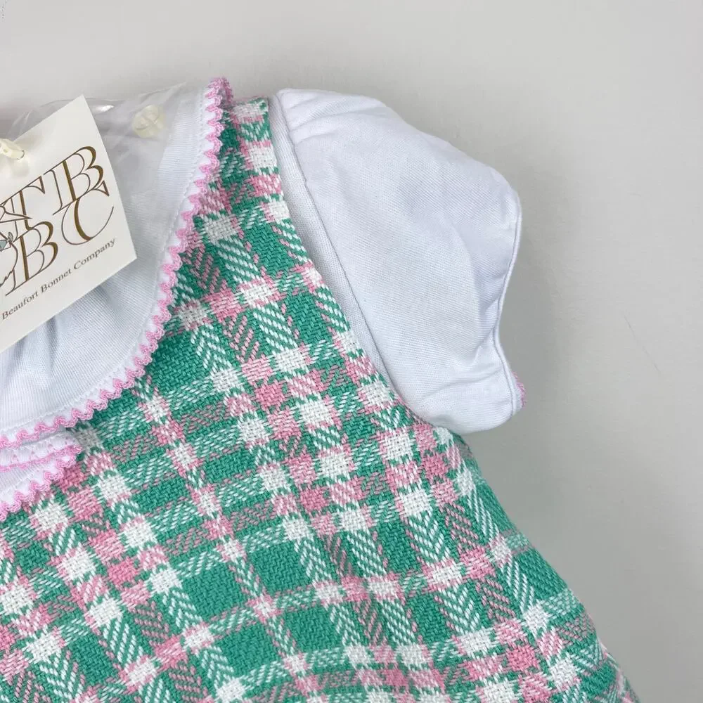 The Beaufort Bonnet Company Brooksy Bubble Set Putney Plaid 2T NWT